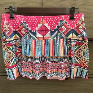 Lucky in Love tennis Print Skirt